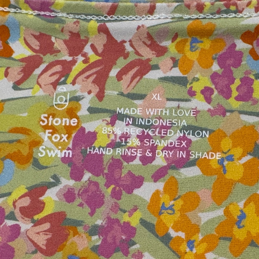 NWT Stone Fox Swim Luka Bikini Bottom in Flower Fields Print Size XL - Picture 10 of 10